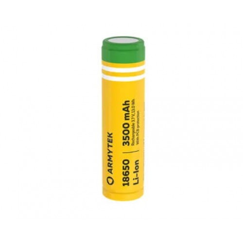 Аккумулятор Armytek 18650 Li-Ion 3500 мАч (защищенный) в Домодедово