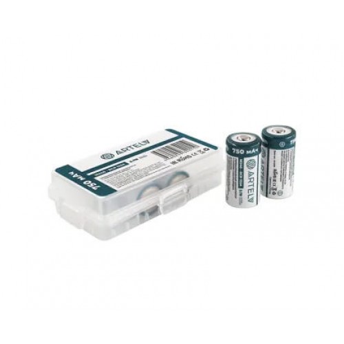 Аккумуляторные батареи RCR123 ARTELV 3.7V Li-Ion 750 mAh в Домодедово