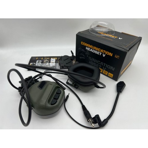 "COMMUNICATION HEADSET V" Активные тактические наушники для стрельбы в Домодедово