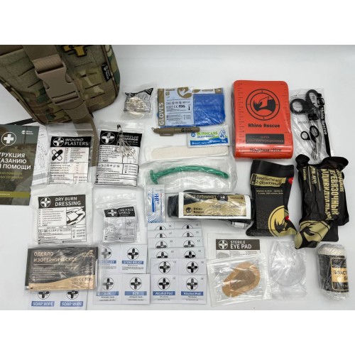 Военная тактическая аптечка RHINO RESCUE 25в1 в Домодедово