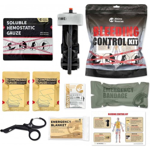 Комплект для остановки кровотечений «Bleeding Control Kit» Rhino Rescue в Домодедово