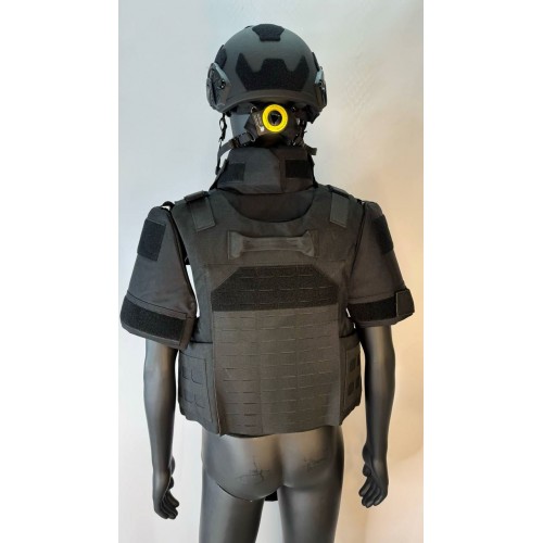 Бронежилет разгрузочный UNIVERSAL ARMOR в Домодедово (СВМПЭ + бронеплиты Бр5 класса) черный