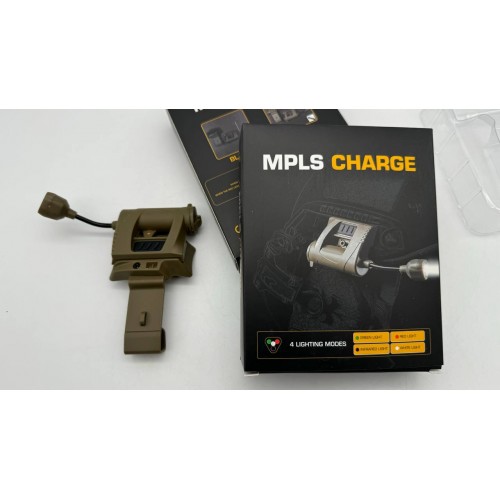 Нашлемный тактический фонарь MPLS Charge аккумуляторный в Домодедово