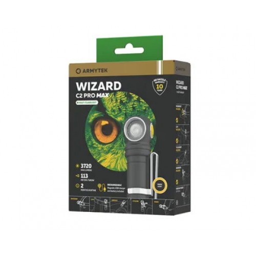 Мультифонарь Armytek Wizard C2 Pro Max Magnet USB (теплый свет) в Домодедово