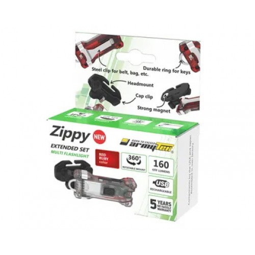 Наключный фонарь Armytek Zippy Extended Set (Red Ruby) в Домодедово
