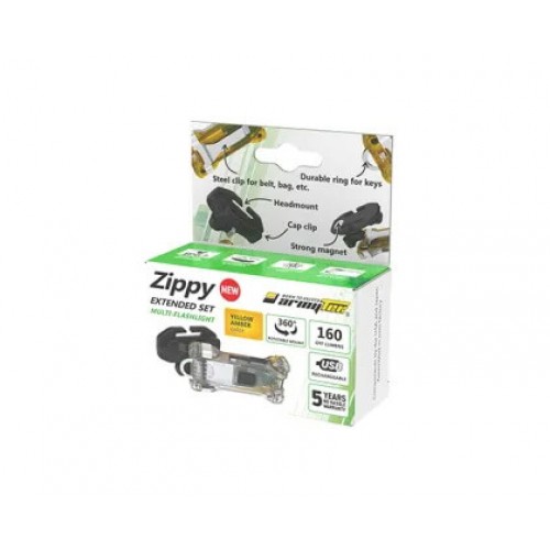 Наключный фонарь Armytek Zippy Extended Set (Yellow Amber) в Домодедово