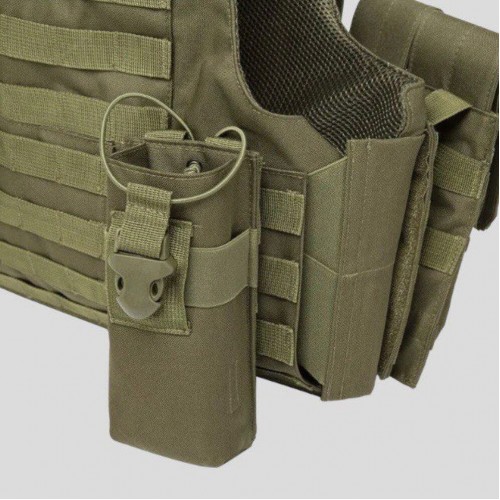 Тактический разгрузочный жилет «5 / пять карманов» с подсумками Tactical Molle Plate Carrier для съемных бронепластин в Домодедово